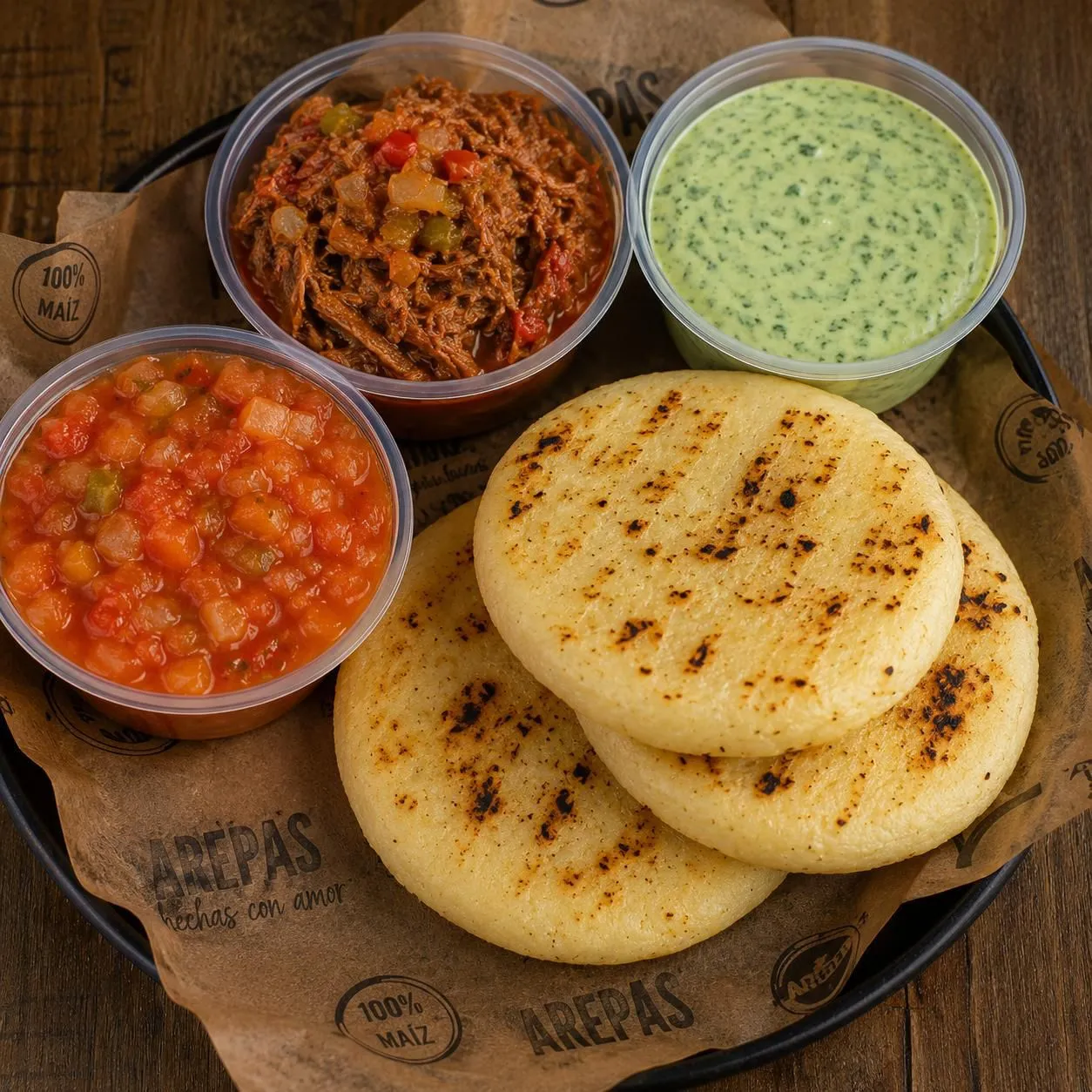 Arepas fritas